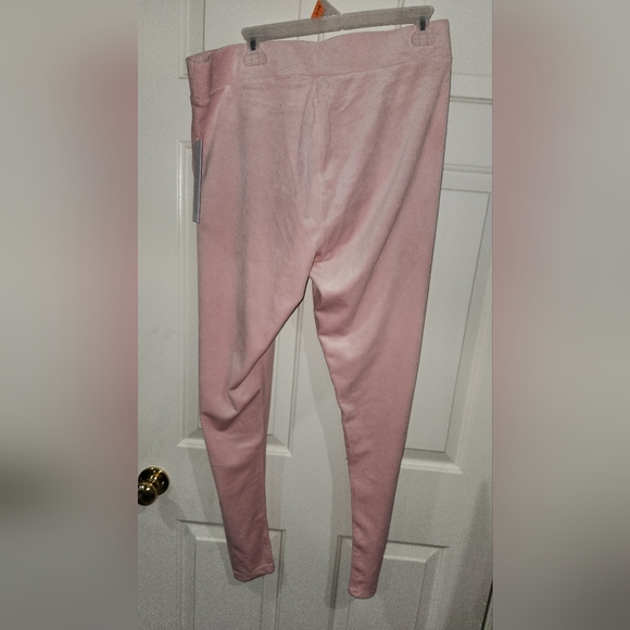 NWT !! JUICY COUTURE PINK VELOUR VELVET TRACK LOUNGE PANTS!! - Picture 5 of 5
